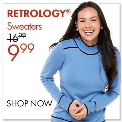 RETROLOGY® Sweaters $9.99
