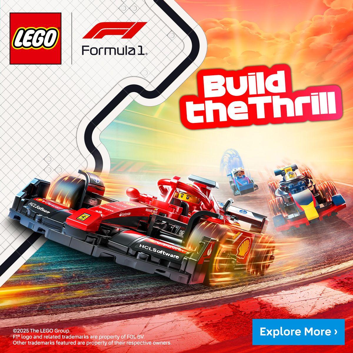 LEGO Formula 1 Build the Thrill
Explore More