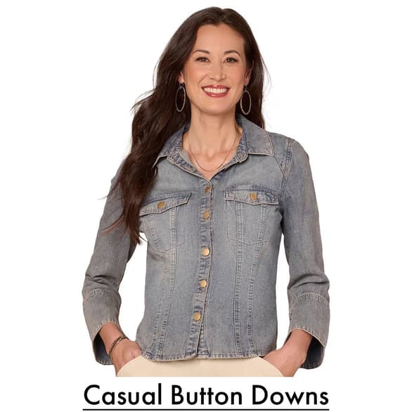 Shop All Womens Casual Button Downs Today!