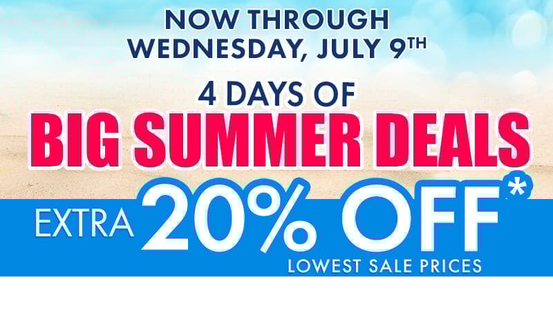 4 Days of Big Summer Deals