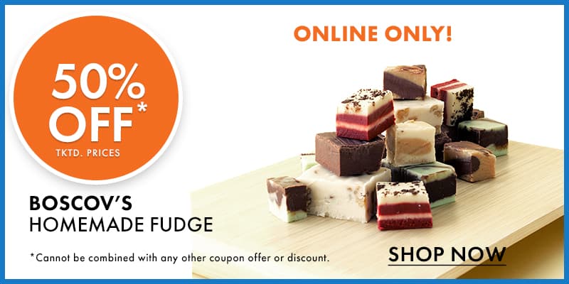 Extra 50% OFF Fudge Online Only