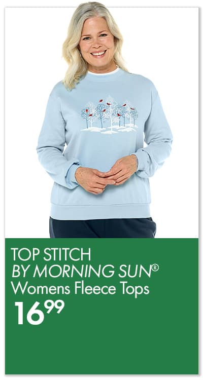 Top Stich by Morning Sun Fleece Tops
