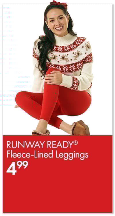 Womens Fleece-Lined Leggings