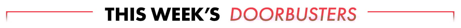 Doorbusters