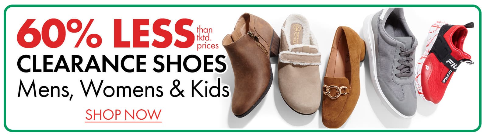 Shop Clearance Shoes