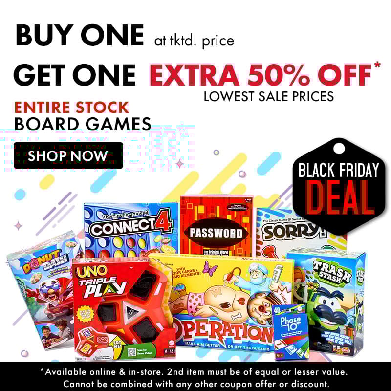 But One, Get One 50% OFF Board Games