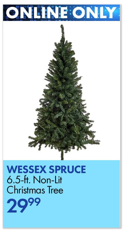6.5ft. Wessex Spruce Non-Lit Christmas Tree