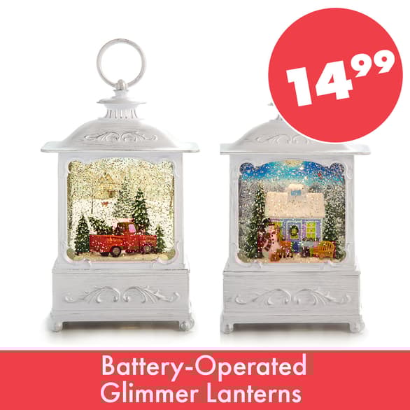 GANZ® Holiday Shimmer Lanterns