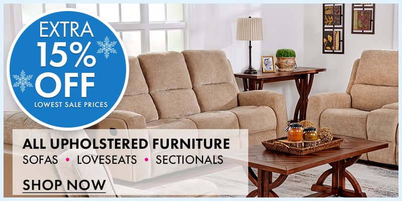 Extra 15% OFF Select Furniture 