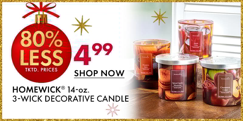 $14.99 Home Wick Candles