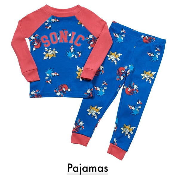 Sonic pajamas online 4t