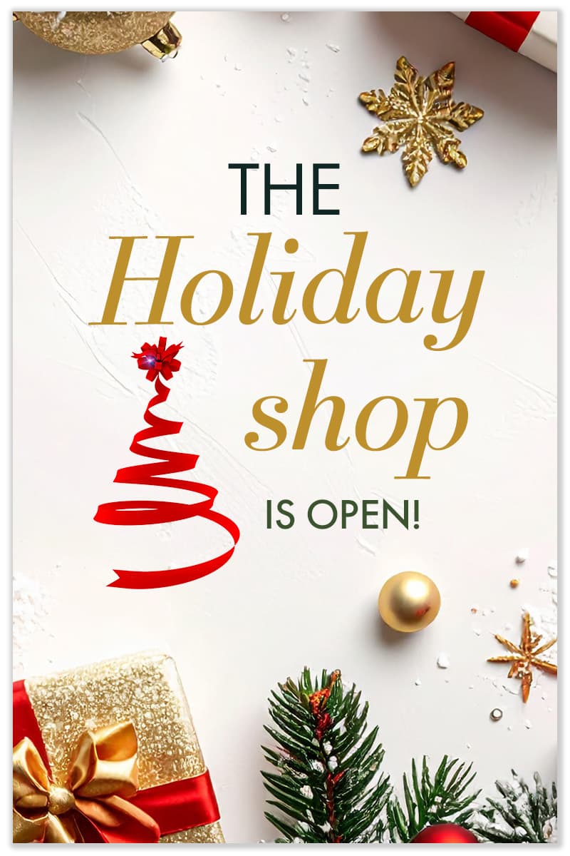The Holiday Shop Is Open! 