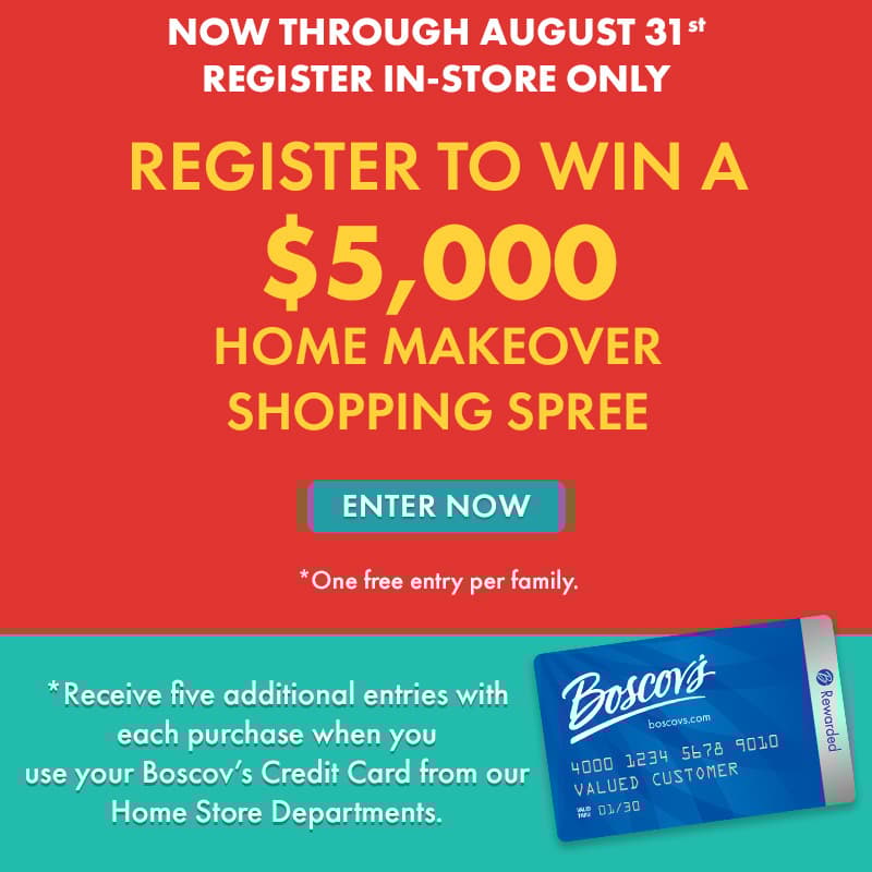 Home Giveaway In-Store Only