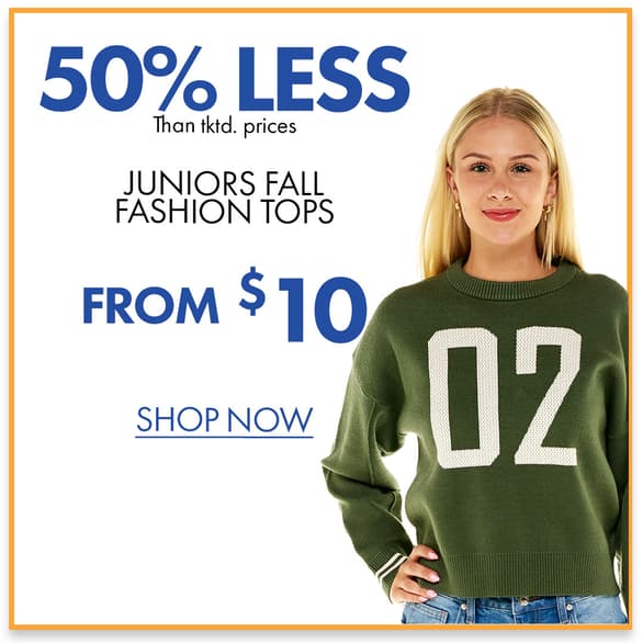 Juniors Fall Fashion Tops