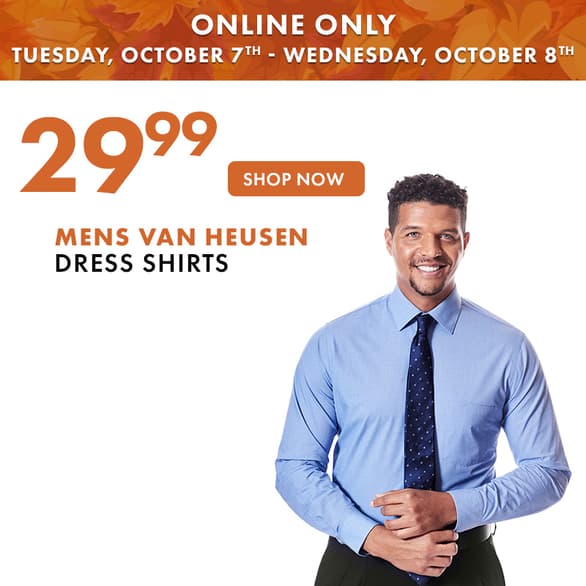 Mens Van Huesen Dress Shirts $19.99