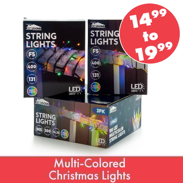 Multi-Colored Christmas Lights