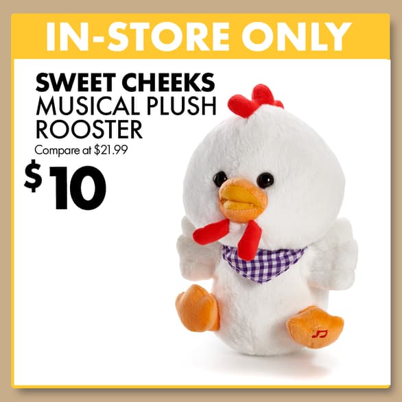 Musical Plush Rooster