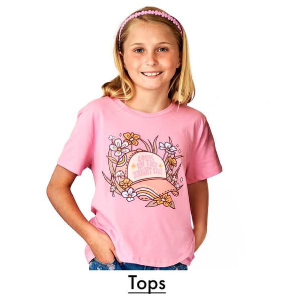 Shop Girls 7-16 Tops 