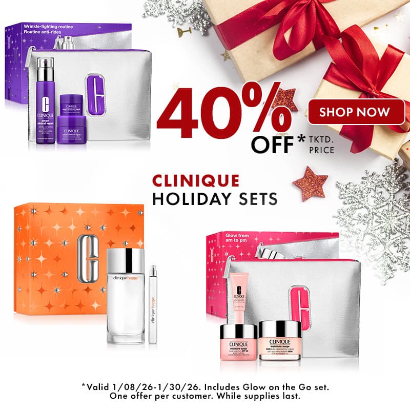 40% OFF Clinique Holiday Sets