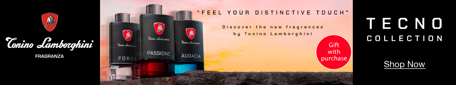 FREE hat with any purchase from Tecno fragrance collection.