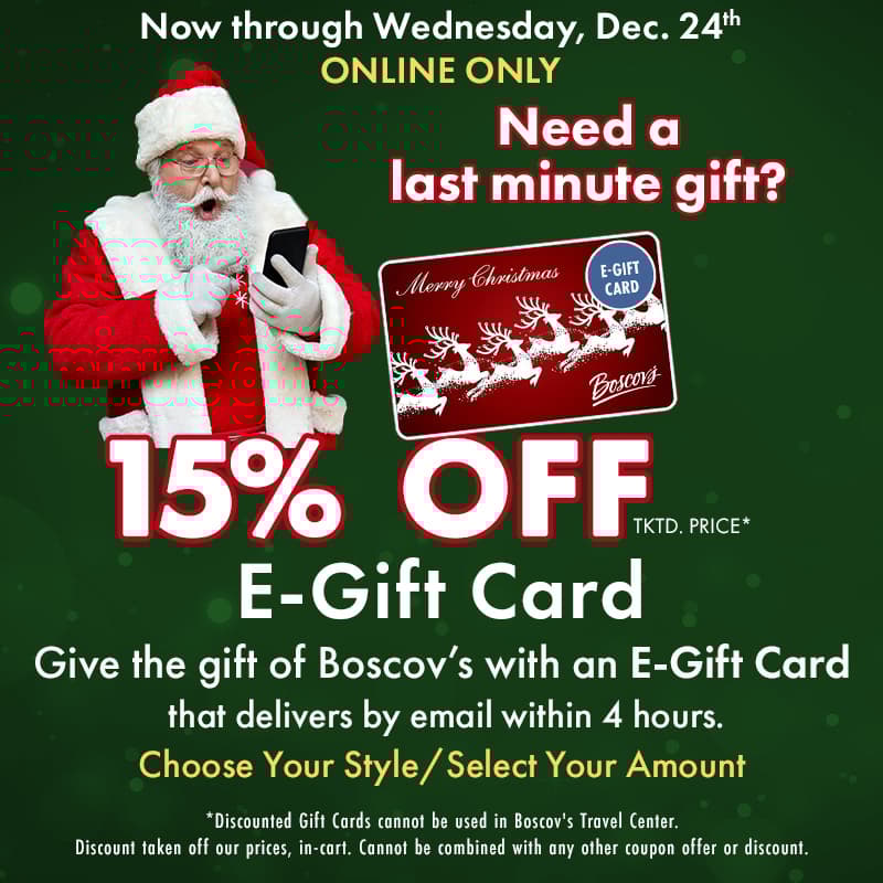 15% off E-Gift Card