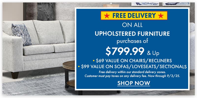 Free Delivery on Select Furniture 