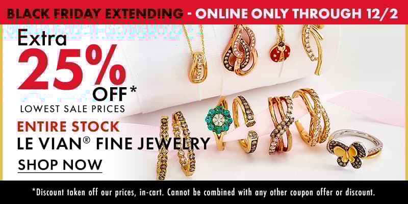Extra 25% OFF le vian jewelry