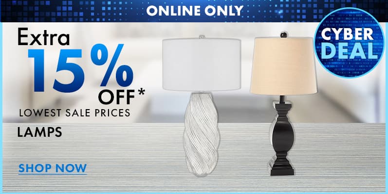 Extra 15% off Lamps