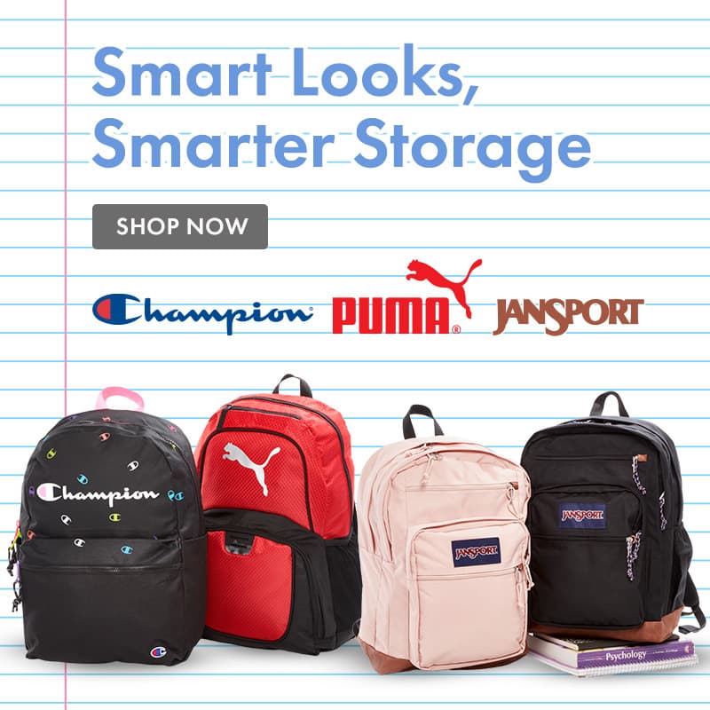 Smart Looks, Smarter Storage. Shop All Backpacks