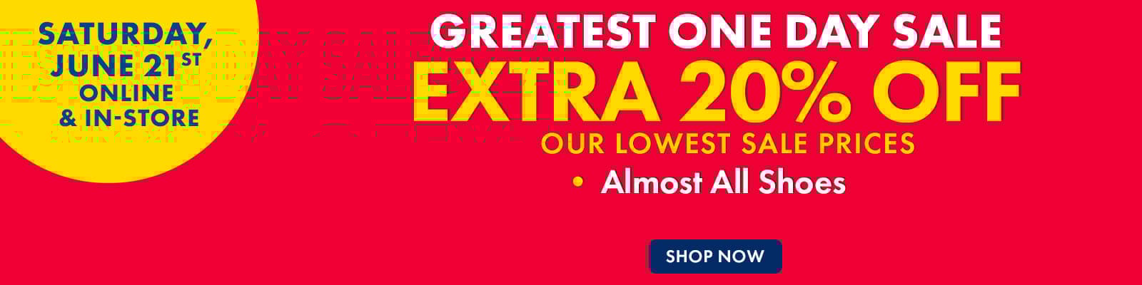 Biggest One Day Sale 