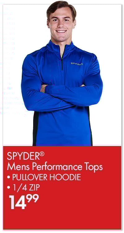 Mens Spyder Performance Tops