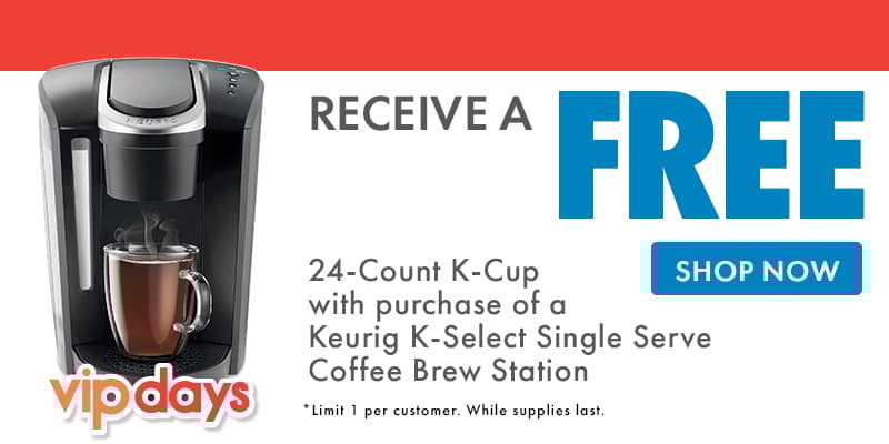 FREE Box of KCups with Select Coffee Maker 