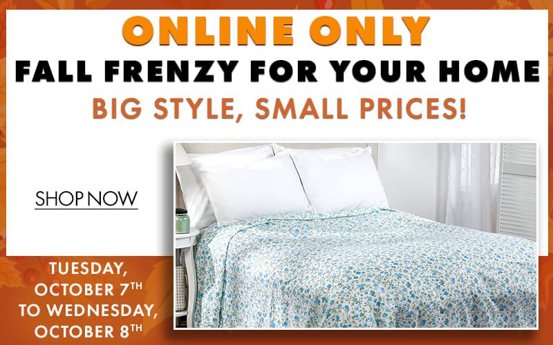 Fall Frenzy home doorbusters
