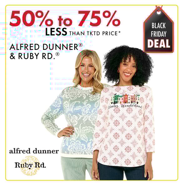 Up to 75% less than Alfred Dunner & Ruby Rd. 