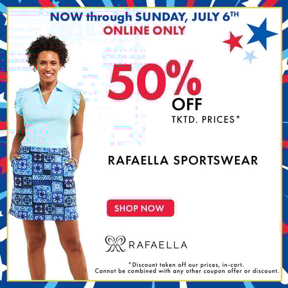 Online Only! 50% Off tktd. prices Rafaella Sportswear