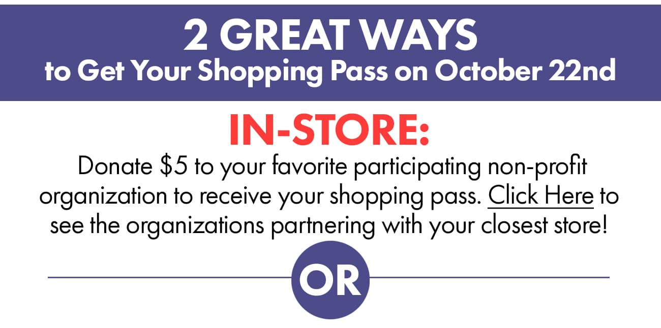 Get Your Shopping Pass