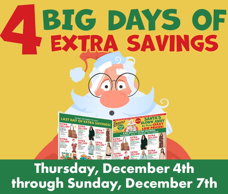 4-Days of Crazy Low Prices