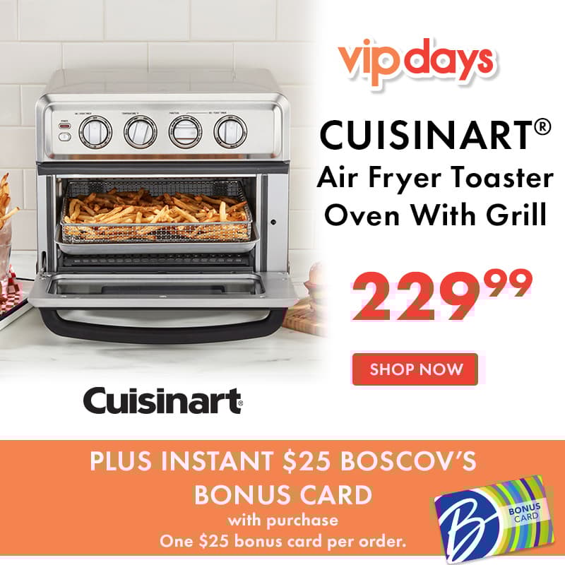 Get a Bonus Card with Cuisinart Air Fryer Toaster Oven 