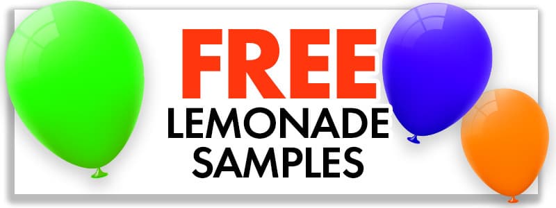 Free Lemonade Samples