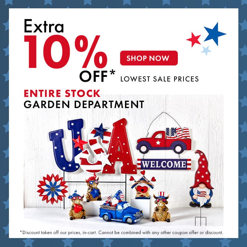 Extra 10% OFF Garden