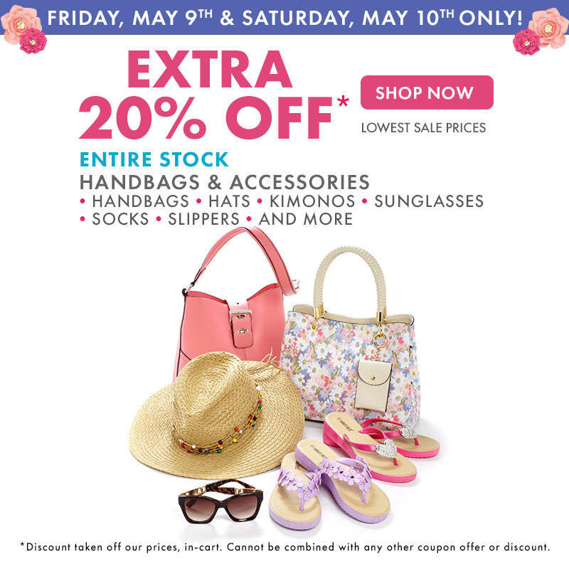 Extra 20% off Handbags & Accessories