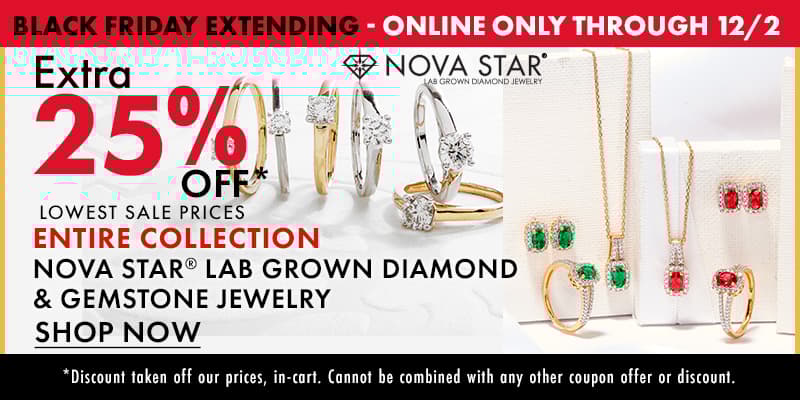 Extra 25% Off Nova Star jewelry