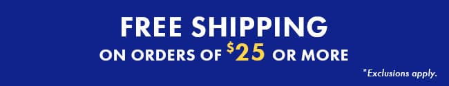 Free Shipping $49 or more