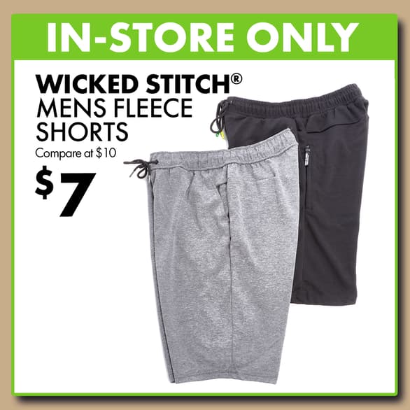 Mens Fleece Shorts