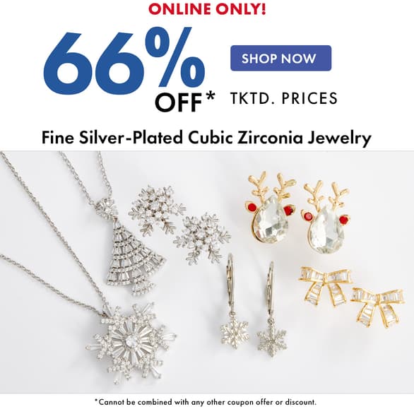 66% Off Ticked Prices Fine Silver Cubic Zirconia Jewelry