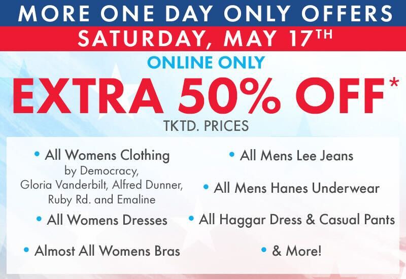 Extra 50% off