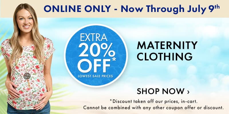 Extra 20% Off Maternity