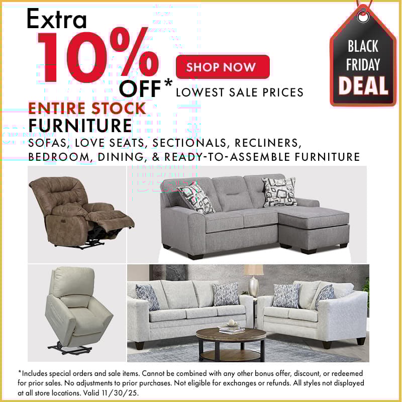 Extra 10% OFF Furniture 