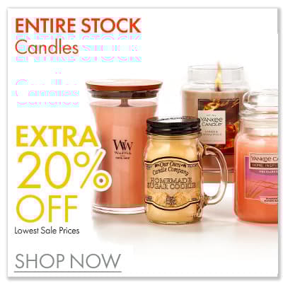 Extra 20% off Candals