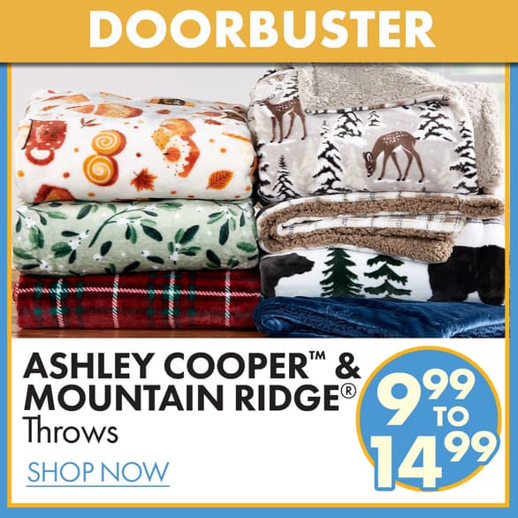 Plush & Sherpa-Backed Throws